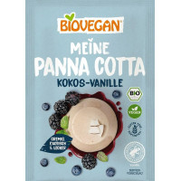 Deser Panna Cotta w proszku, kokos-wanilia, wegański, bezglutenowy, BIO, 46g, Biovegan