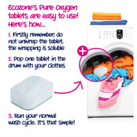 Odplamiacz do tkanin kolorowych Pure Oxygen, 48 tabletek, Ecozone (OXYTC48)