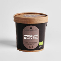 Darjeeling, czarna liściasta herbata z pierwszego zbioru, 40 g, Brown House & Tea