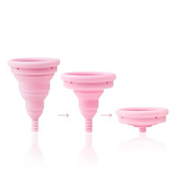 Składany kubeczek menstruacyjny Lily Cup Compact, Rozmiar A