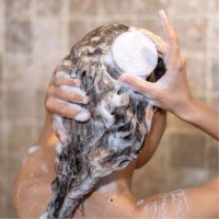 Ajurwedyjski szampon w kostce do włosów kręconych, 80g, Arista Ayurveda