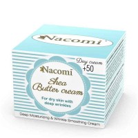 Krem z masłem shea i kwasem hialuronowym na dzień (+50), Nacomi, 50ml