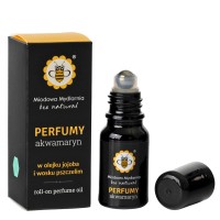 Perfumy roll-on AKWAMARYN, dla mężczyzn, 10ml, Miodowa Mydlarnia