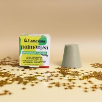 Dezodorant w kostce z olejkiem eterycznym PALMAROSA, COSMOS ORGANIC, 30 ml, Lamazuna