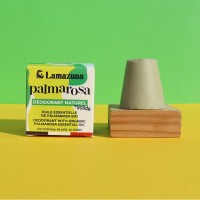 Dezodorant w kostce z olejkiem eterycznym PALMAROSA, COSMOS ORGANIC, 30 ml, Lamazuna