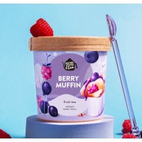 Berry Muffin – herbatka rooibos z owocami leśnymi, 50g, Brown House & Tea