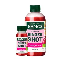 Shot imbirowy z granatem, bez dodatku cukru, BIO, Bangs