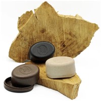 Mydelniczka z płynnego drewna - BEZ PLASTIKU, w 100% biodegradowalna, przenośna, Unicorn