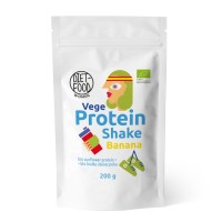 Vege shake proteinowy, bananowy, BIO, 200g, Diet-Food