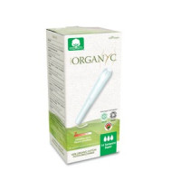 Organyc - tampony higieniczne z bawełny organicznej SUPER z aplikatorem, 14 sztuk