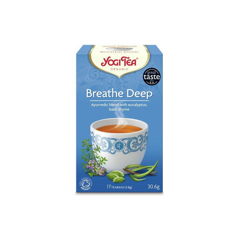 Herbata ziołowa GINKO - miłorząb japoński, 17x1,8g, Yogi Tea
