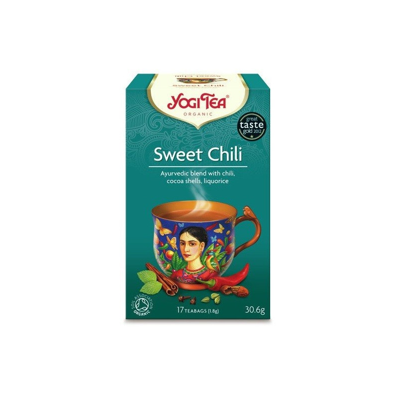Herbata słodka chili, 17x1,8 g, Yogi Tea