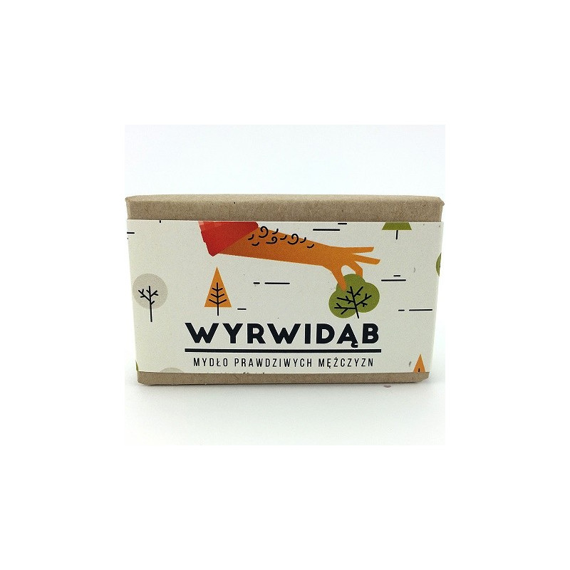 Mydło Wyrwidąb – naturalne mydło do ciała dla mężczyzn, 110 g, Cztery Szpaki