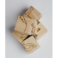 Drewniane Puzzle - Zwierzęta, 6 obrazków, Likocki