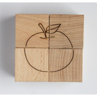 Drewniane Puzzle - Różne, 6 obrazków, Likocki